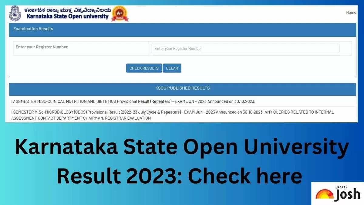 Direct link to download KSOU Result 2023 PDF here.