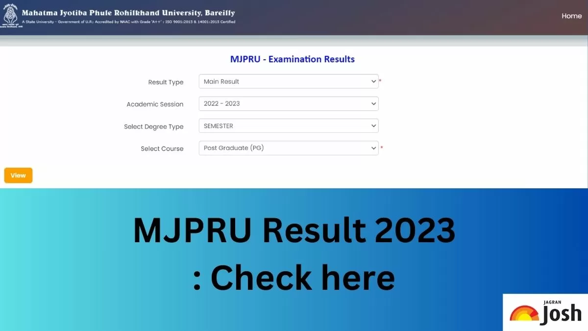 Check the direct link to download MJPRU University Result 2023 here.