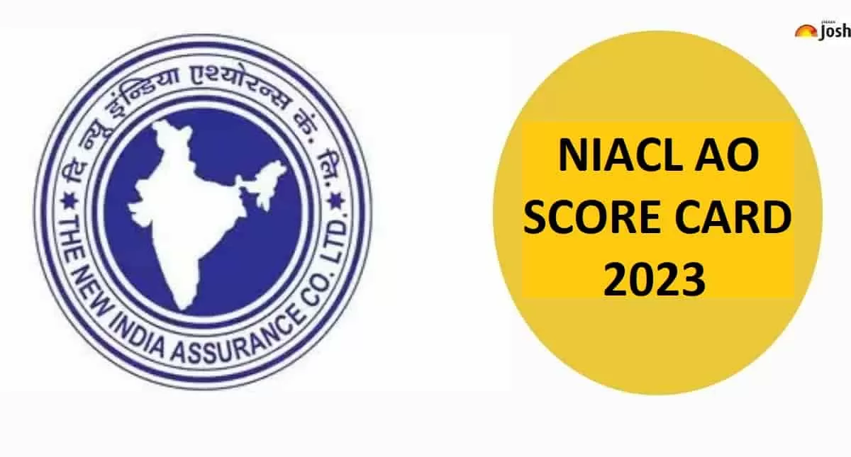 NIACL AO Score Card 2023 OUT at newindia.co.in Download Your Prelims