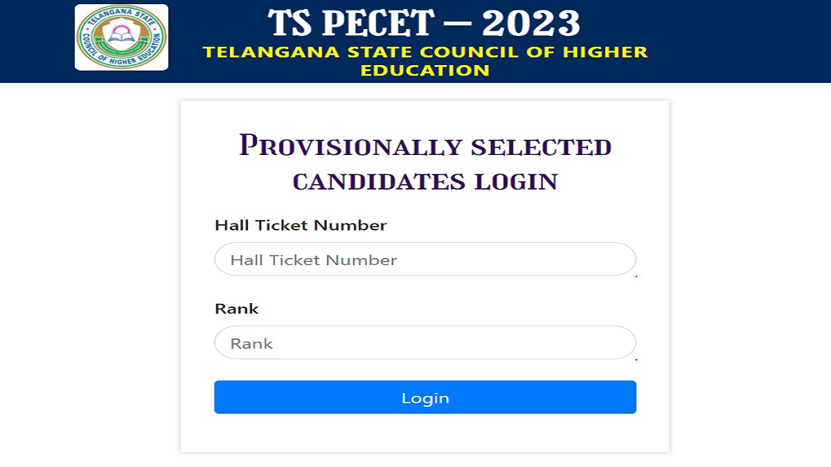 TS PECET 2023 phase 1 allotment result