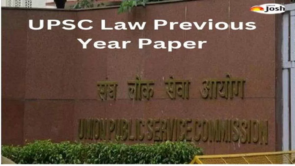 UPSC Law Previous Year Paper PDF