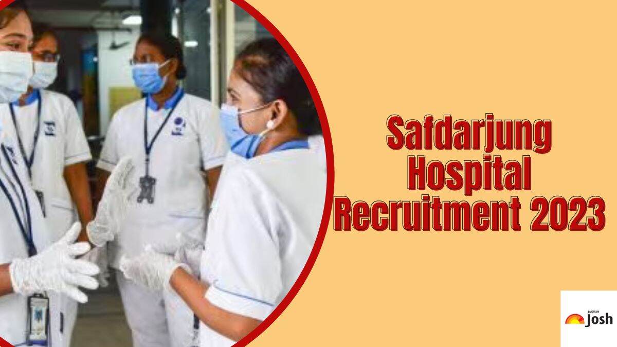 Safdarjung Hospital Recruitment 2023 Registration For 909 Paramedical 
