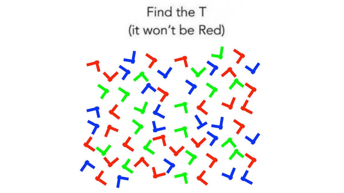 Picture Puzzle To Test Your IQ: Can You Spot The Letter T Within 8 Seconds?