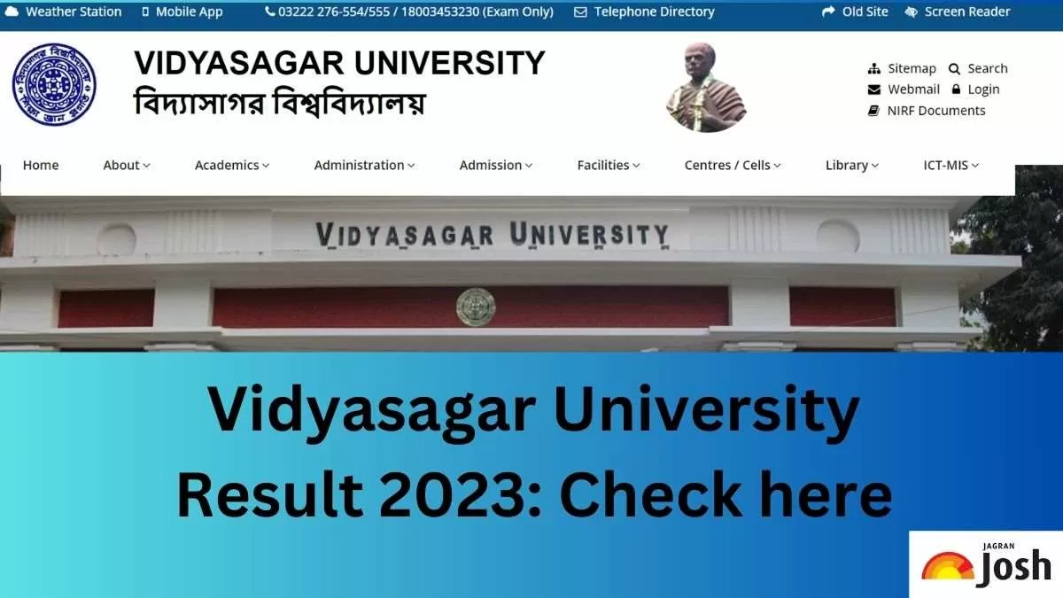 Check out the direct link to download Vidyasagar University Result 2023 PDF here.