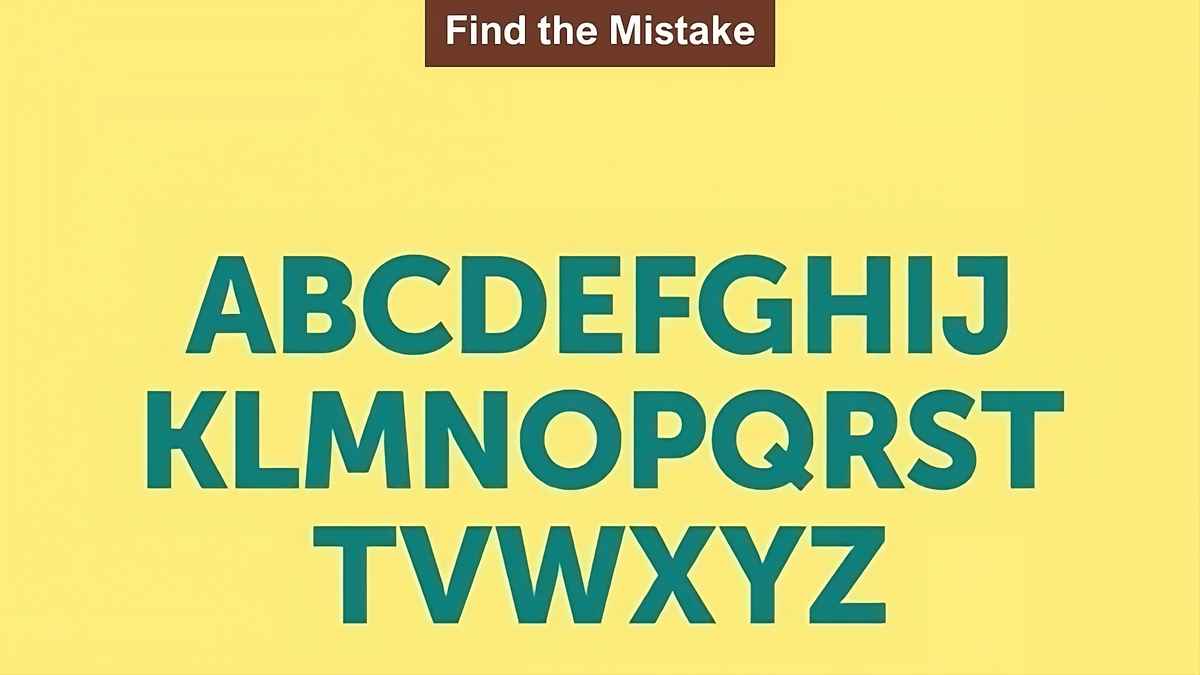 Only highly intelligent minds can spot the mistake in the picture in 3 seconds!