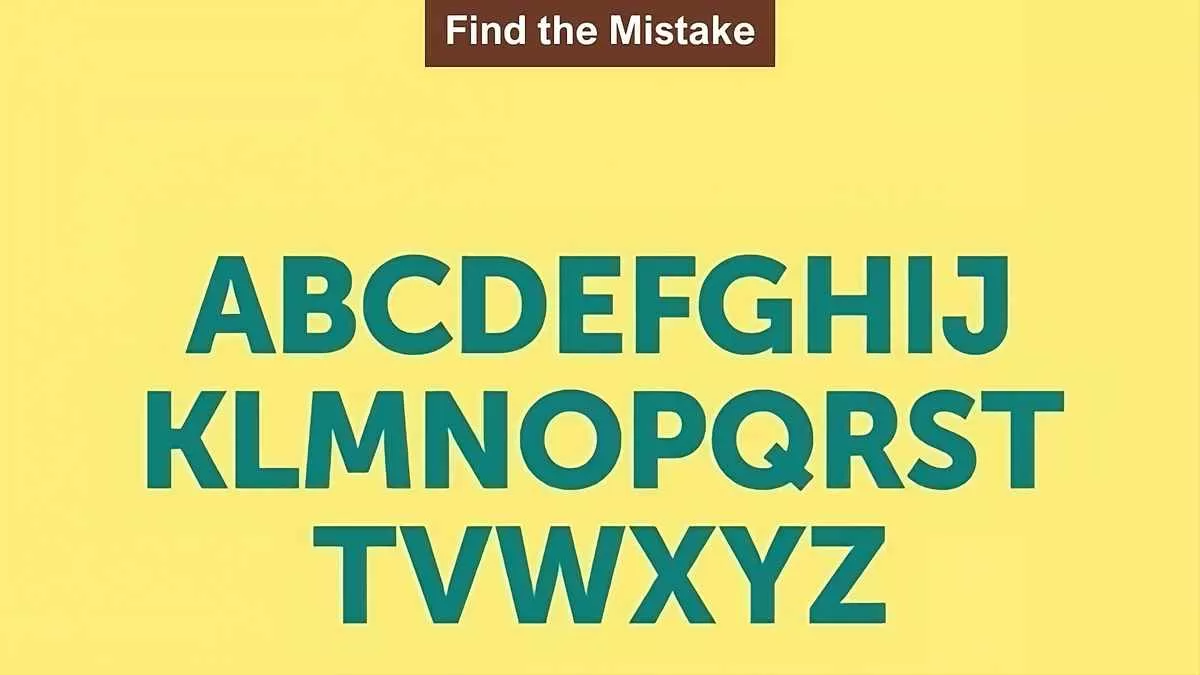 Brain Test: You Are Highly Attentive If You Can Find The Mistake Within 7  Seconds!