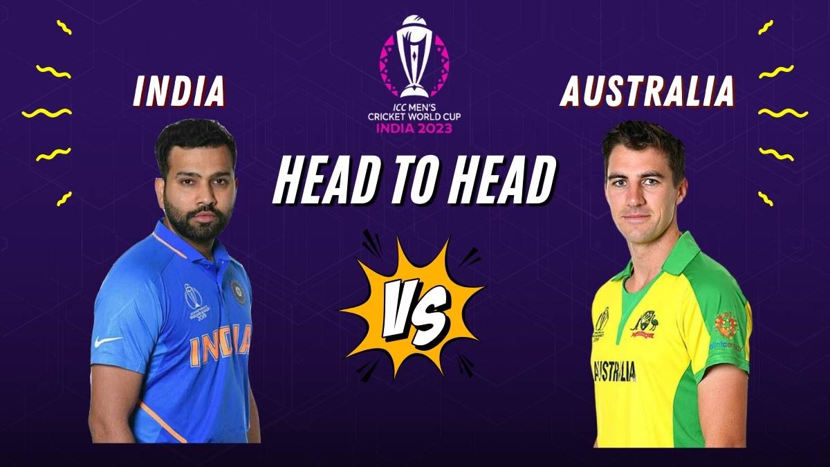 India vs Australia Head to Head in ICC ODI World Cup and International