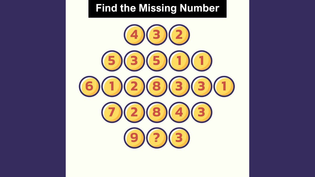 Brain Teaser IQ Test: Can You Guess The Missing Number In The