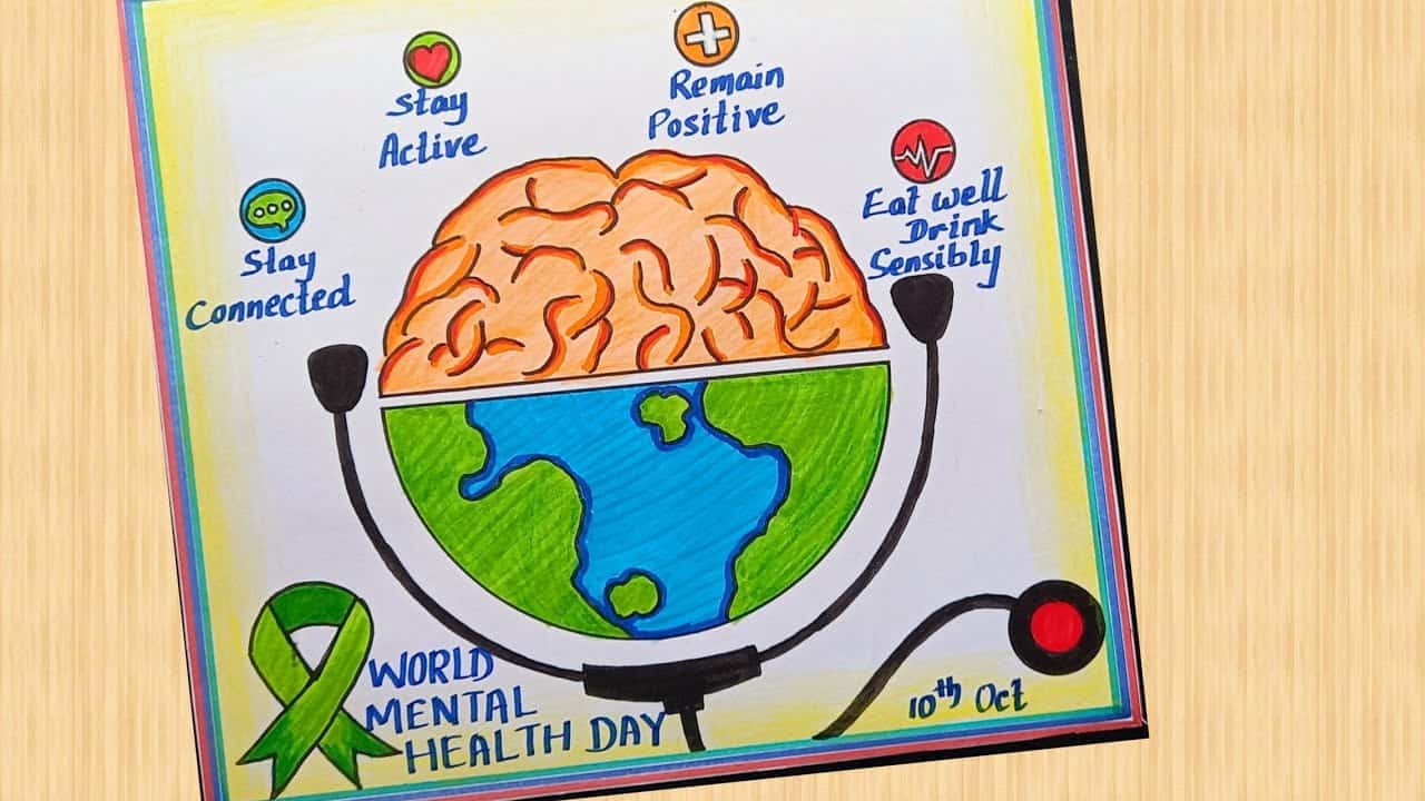 World health day vector element