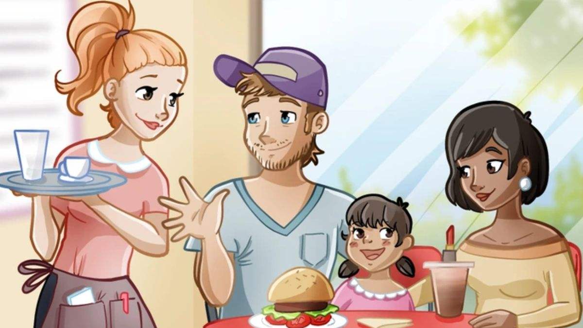 Brain Teaser for Testing Your IQ: Can you Spot 3 mistakes in the Diners’ Picture within 15 seconds?