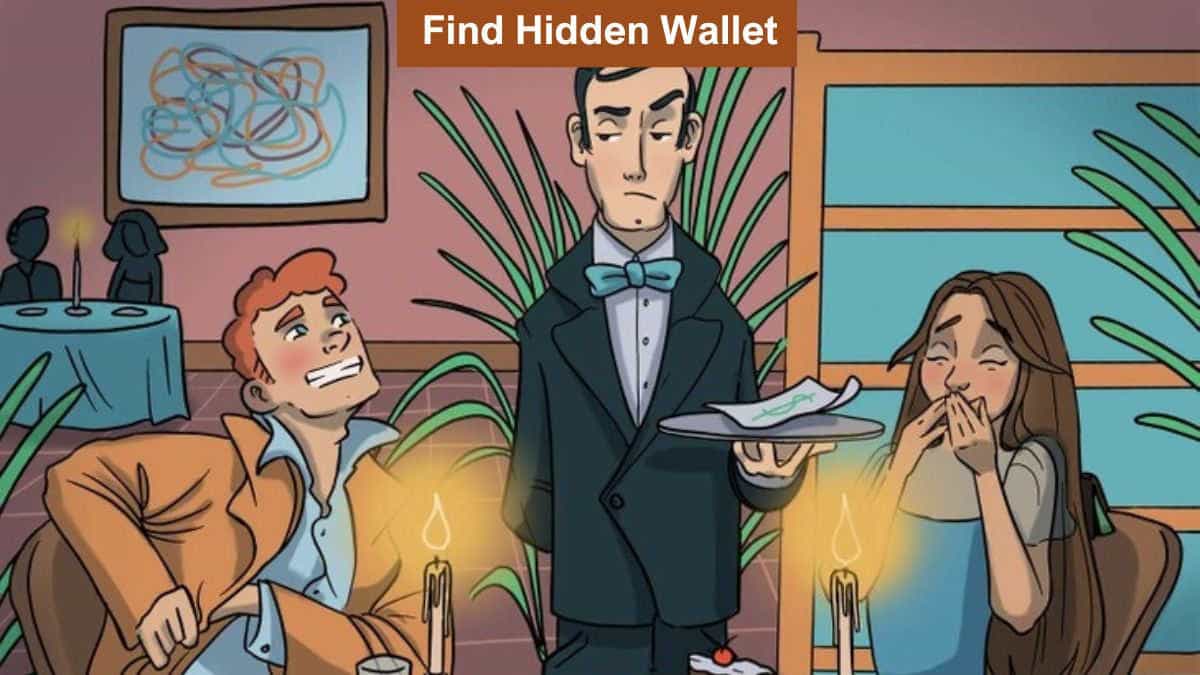 Optical Illusion to Test Your Vision: Find the hidden wallet in 6 seconds!