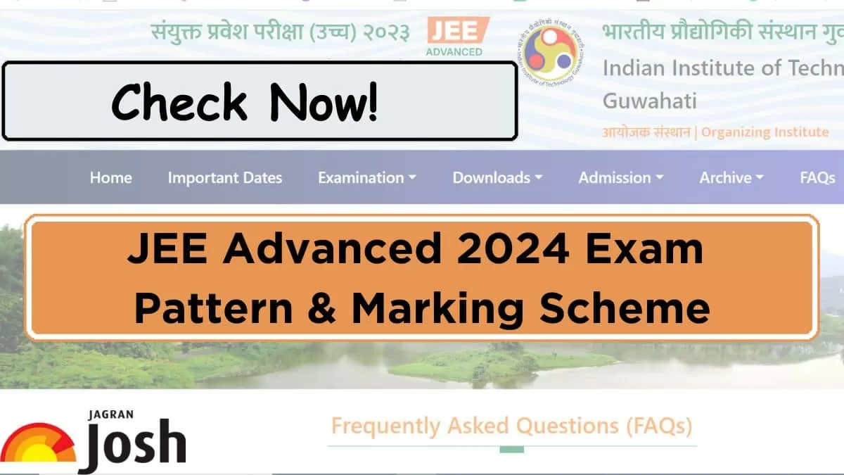 JEE Advanced Exam Pattern and Marking Scheme 2024 Download PDF