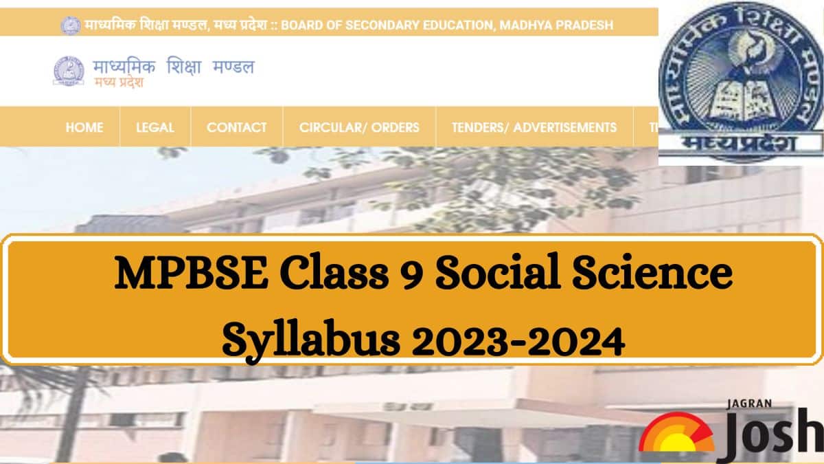 Get here detailed MP Board MPBSE Class 9th Social Science Syllabus and paper pattern