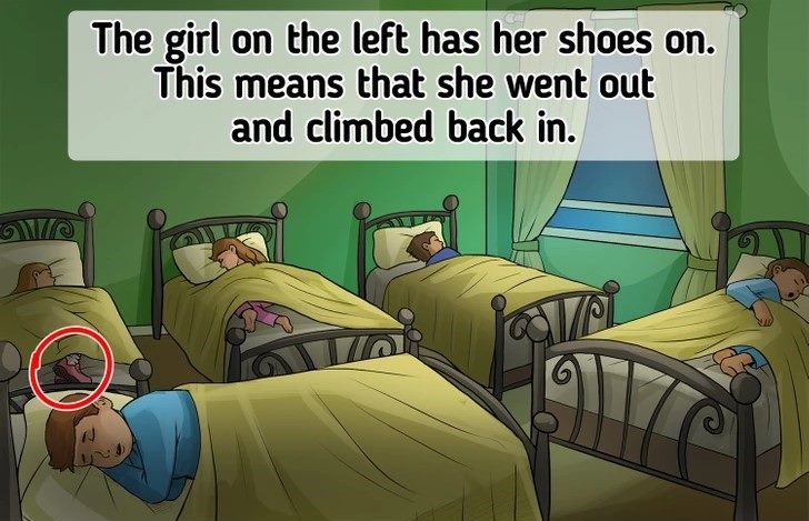 Left the bed