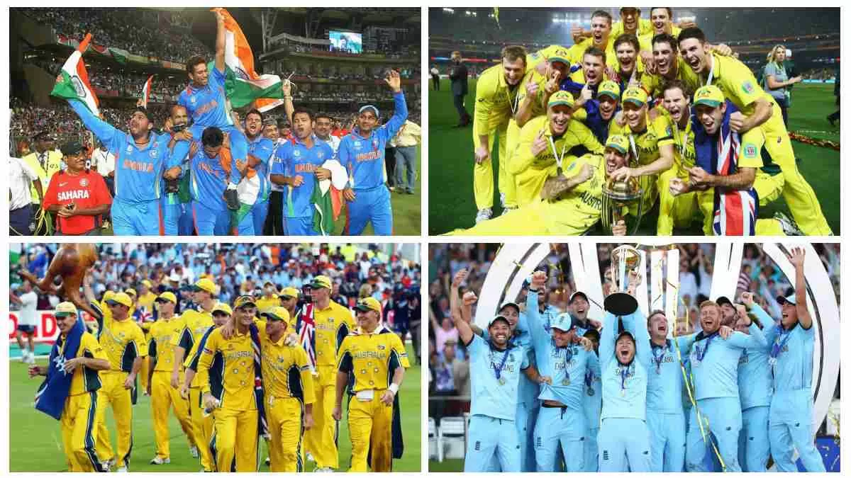 ODI World Cup winners: Full list of champions