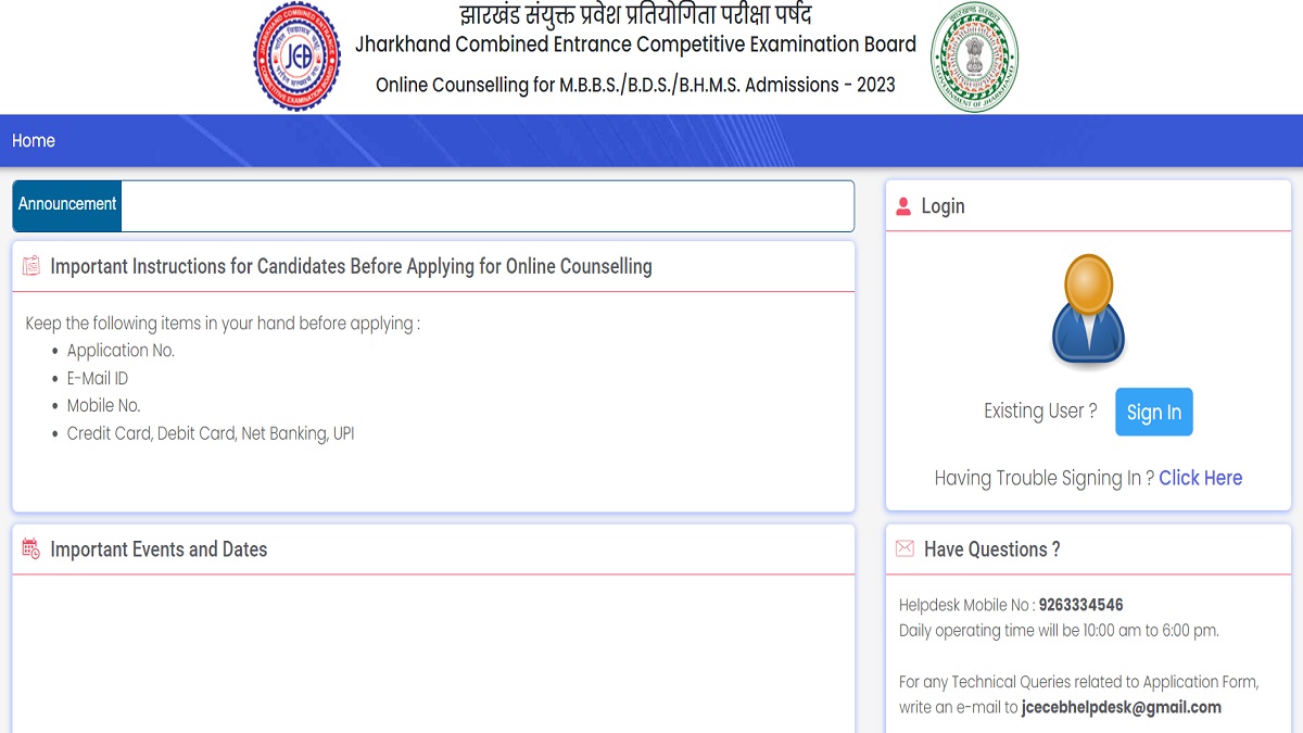 Jharkhand NEET UG Counselling 2023 Round 3 Registrations Close Today ...