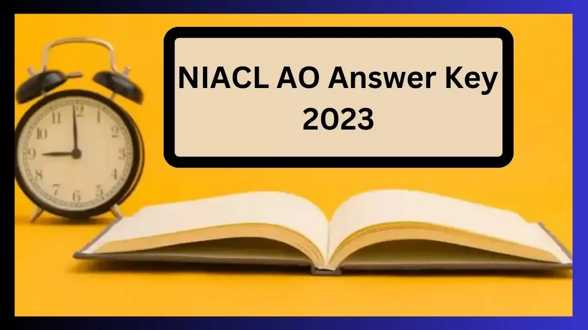 एनआईएसीएल एओ उत्तर कुंजी 2023 पीडीएफ के बारे में लेटेस्ट अपडेट यहां देख सकते हैं