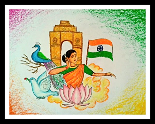 Hindi Diwas Drawing / Hindi Diwas Poster Drawing / Hindi Diwas Drawing  Competition / Hindi day - YouTube