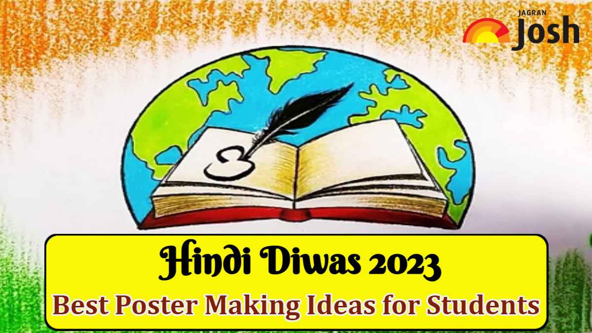Hindi Diwas Poster Making Ideas For School Students