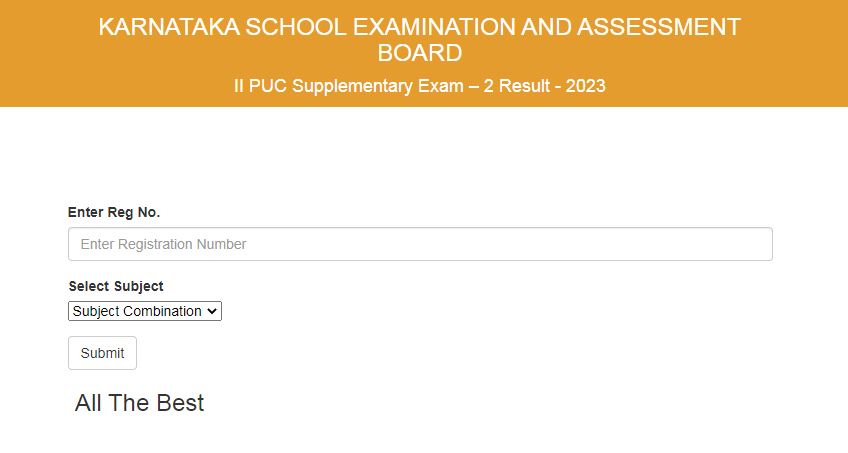 Karnataka 2nd PUC result 2023