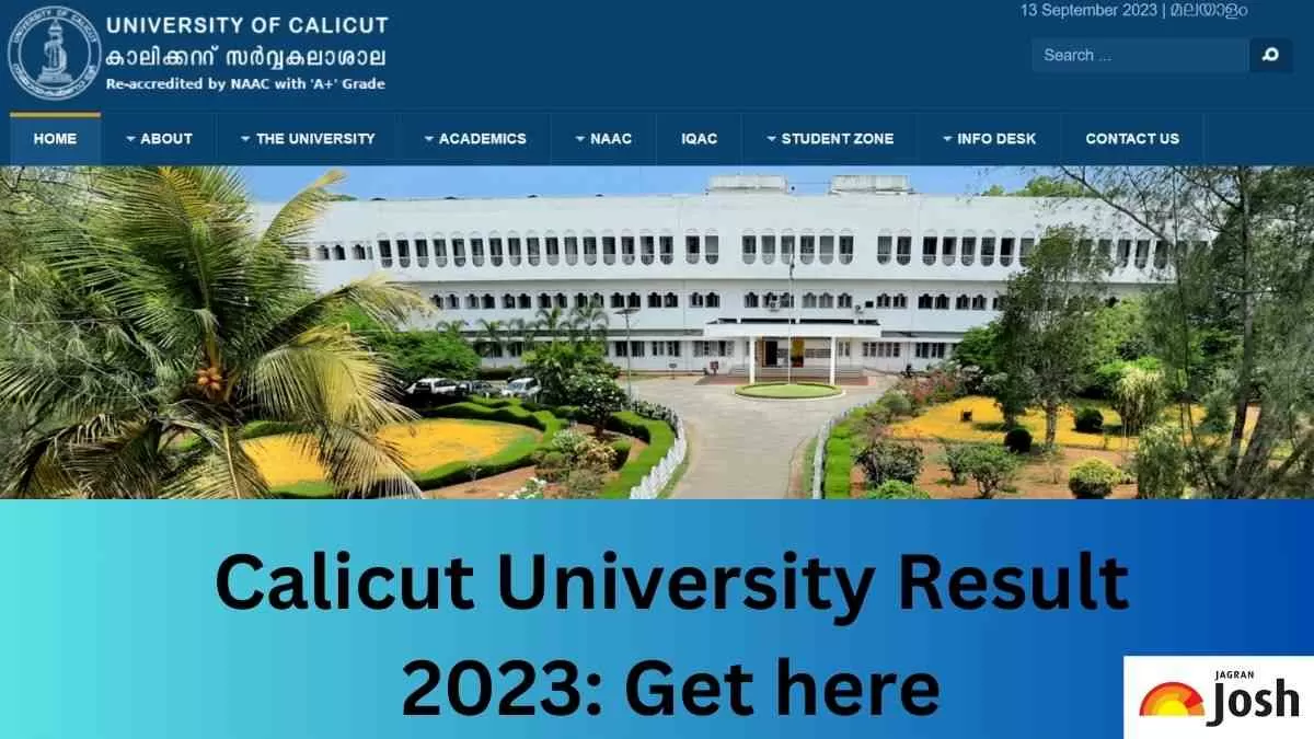 Get the direct link to download Calicut University Result 2023 PDF here.