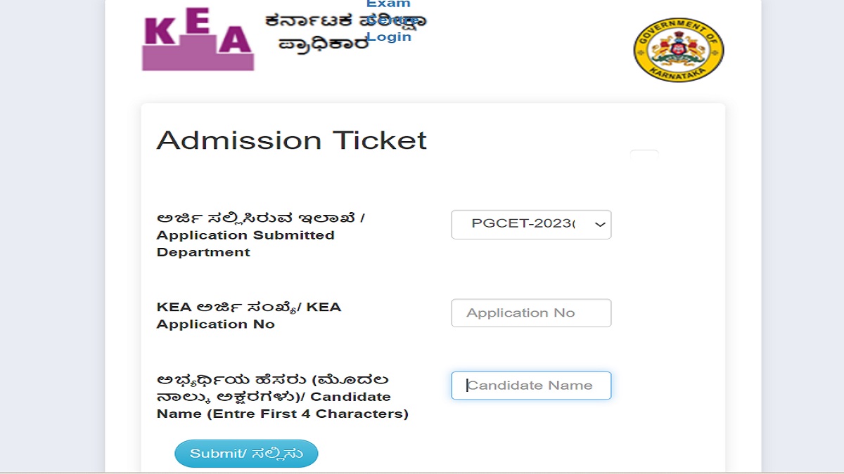 Karnataka Pgcet 2023 Hall Ticket Released Get Direct Link Here To Download Admit Card