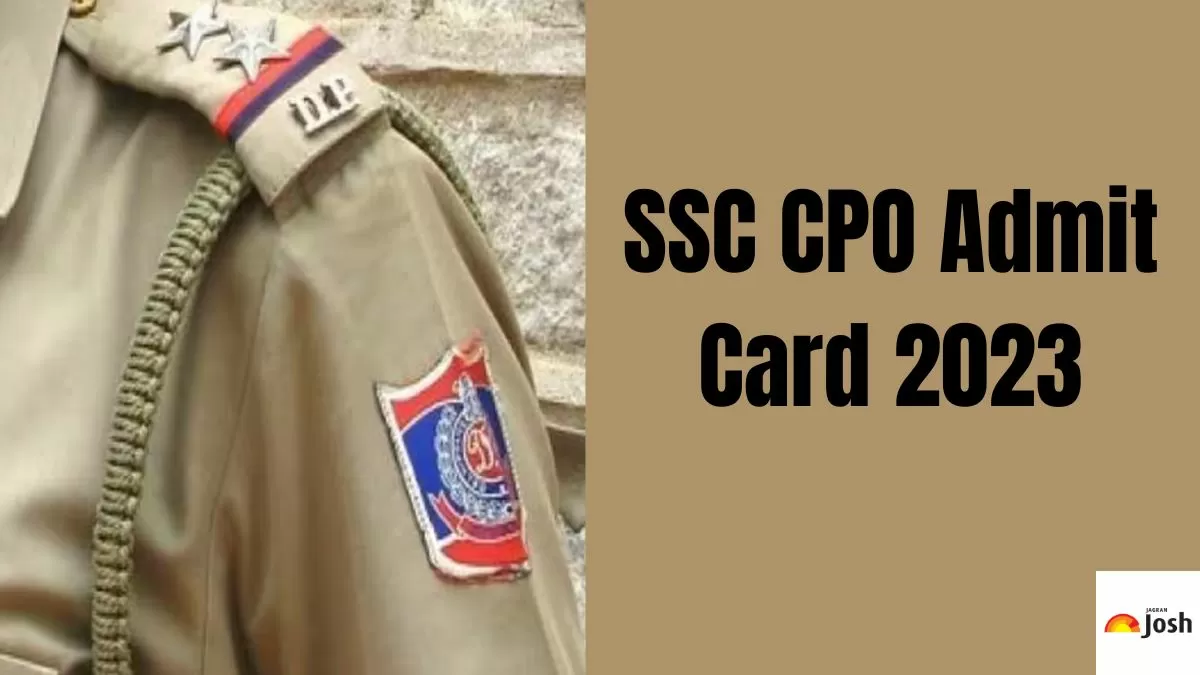 Check the Application Status & direct link to SSC CPO Admit Card here.