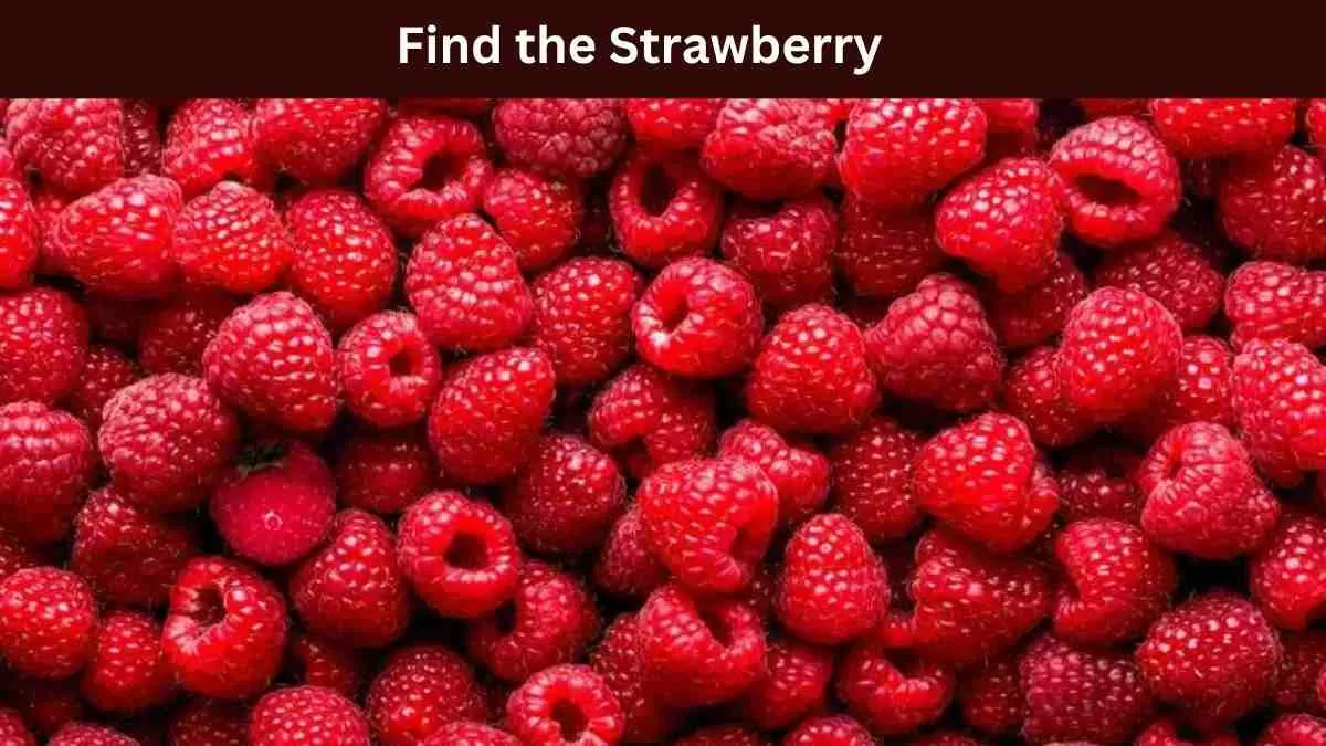 Do you see a strawberry here?