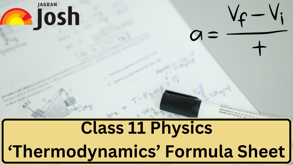 CBSE Class 11 Physics Thermodynamics: Formula List, Definitions, and Diagrams