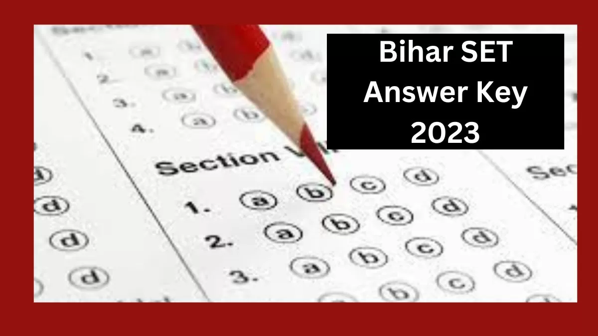 बिहार एसटीईटी 2023 परीक्षा 4 से 15 सितंबर, 2023 तक आयोजित की जा रही है। बिहार लोक सेवा आयोग जल्द ही बिहार एसटीईटी की उत्तर कुजी जारी करेगा