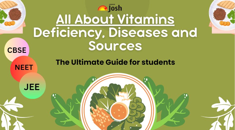 All About Vitamins: Deficiency, Diseases and Sources NEET, JEE, and CBSE Exam Preparation