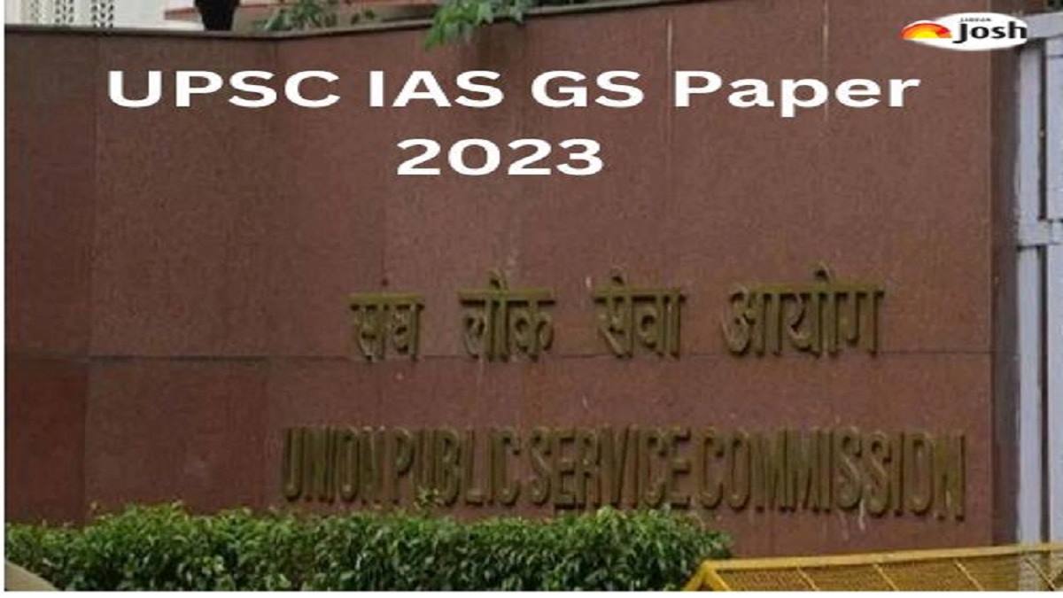 UPSC GS Mains Paper 2023 PDF Download