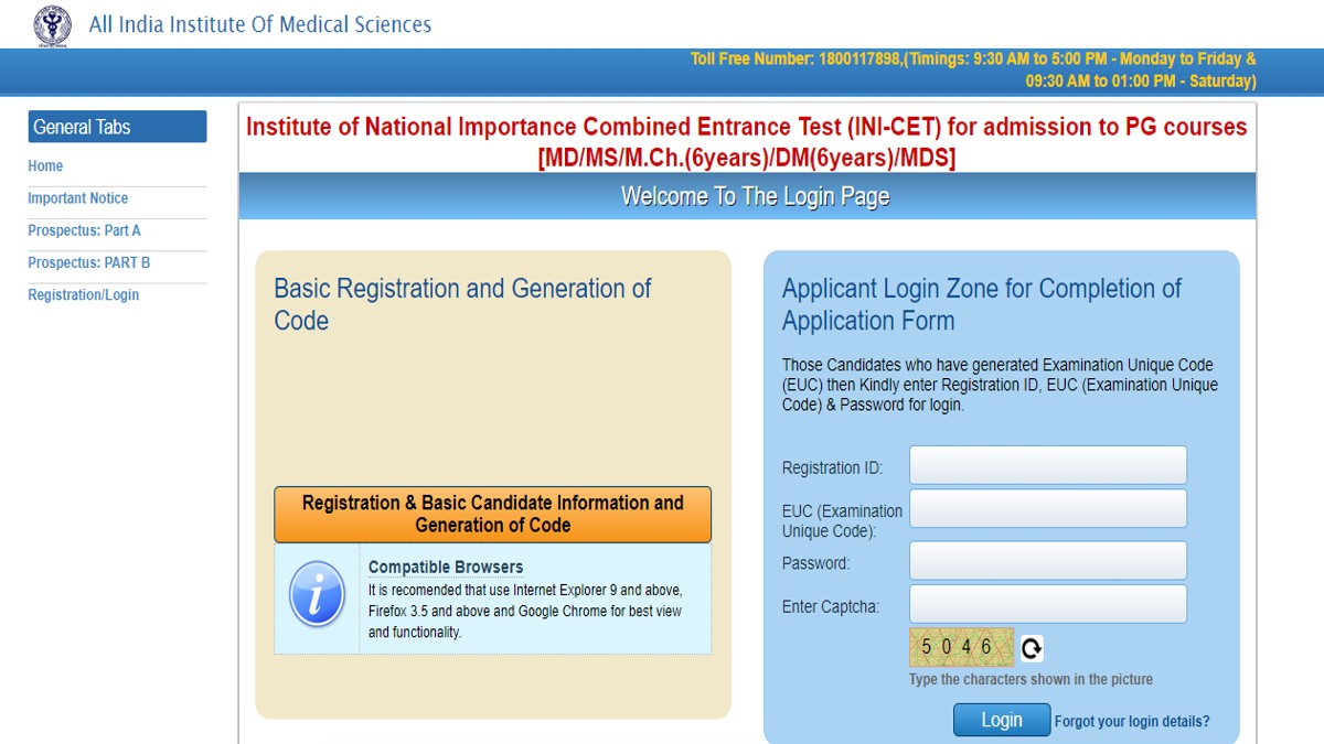 AIIMS INI CET 2024 Registration Commences, Check Schedule Here ...