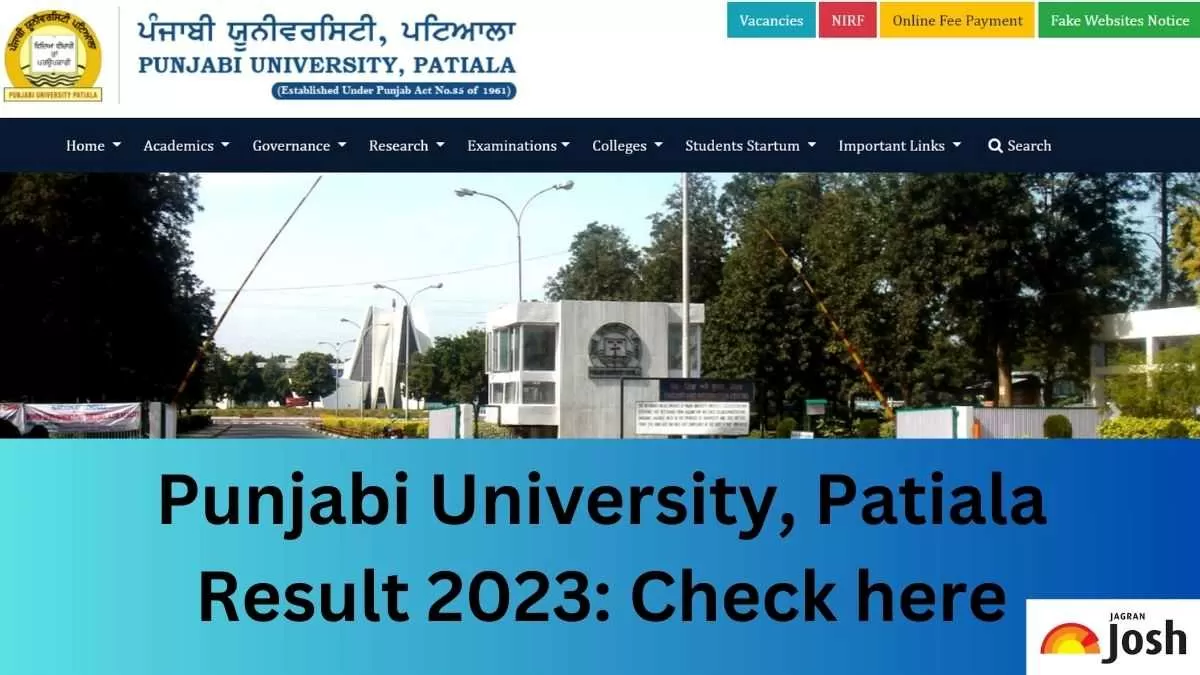 Punjabi University Patiala Result 2023: Get the direct link to check the PUP results 2023