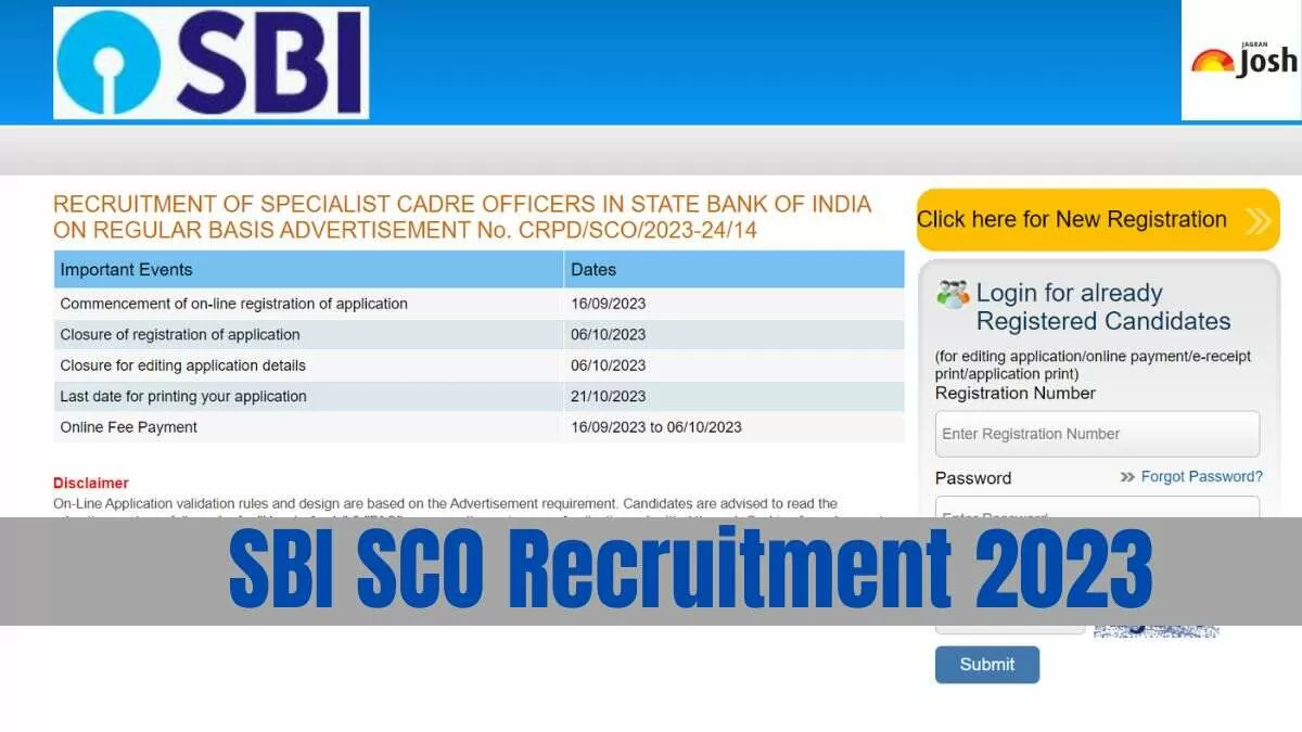 Get all the details of SBI SCO Recruitment 2023 Notification here.