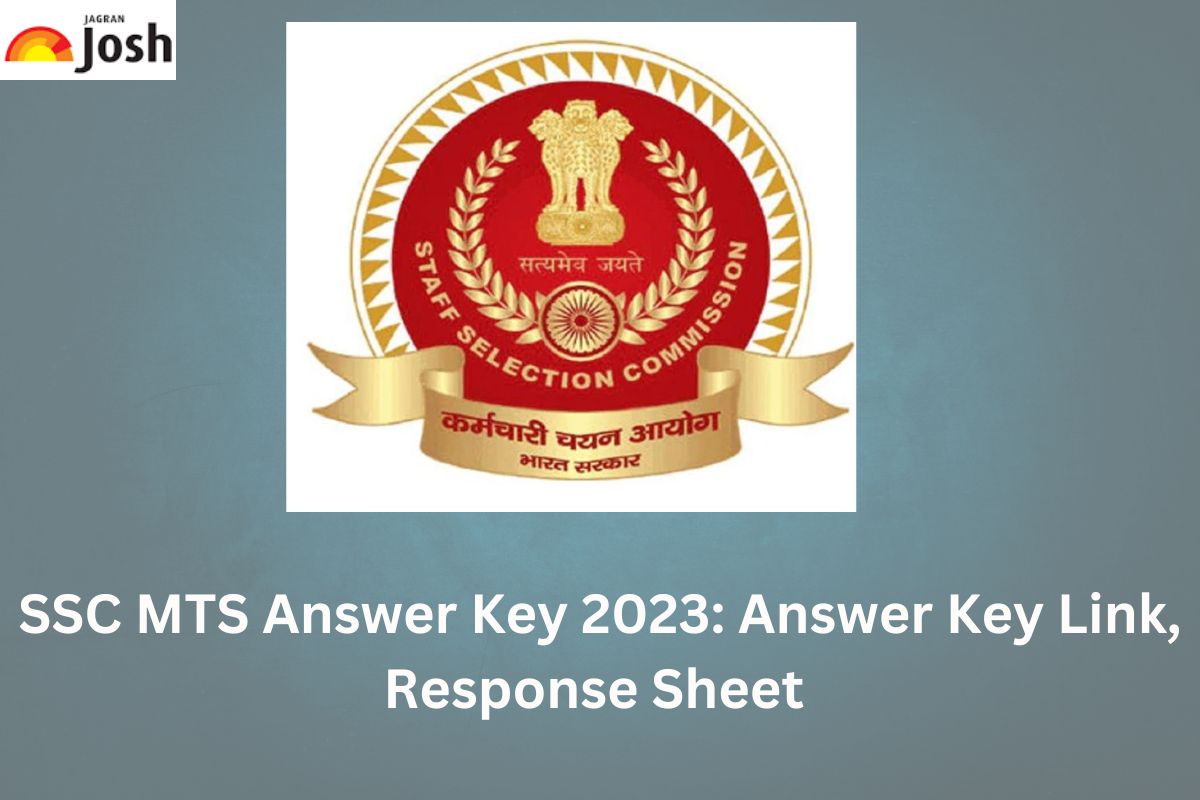 SSC MTS Answer Key 2023 OUT: Paper 1 Answer Key PDF, Response Sheet For ...