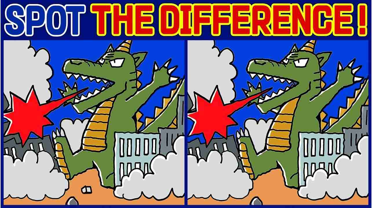 Spot the Difference: Spot 4 Differences In 13 Seconds
