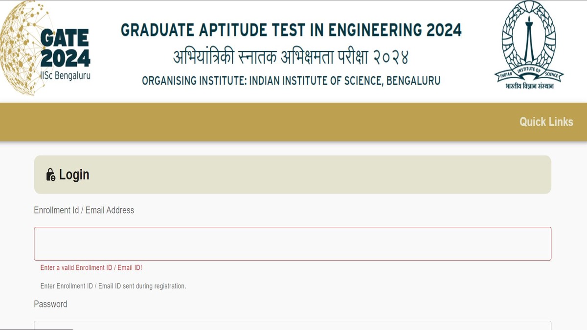 Register for GATE 2024 at gate2024.iisc.ac.in