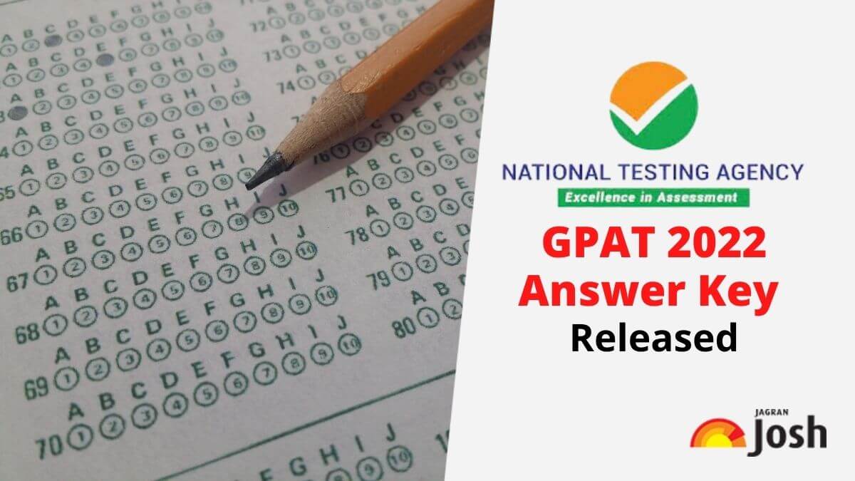 GPAT 2022 Answer Key Released, Challenge/Objection Window Open until 2nd May on gpat.nta.nic.in