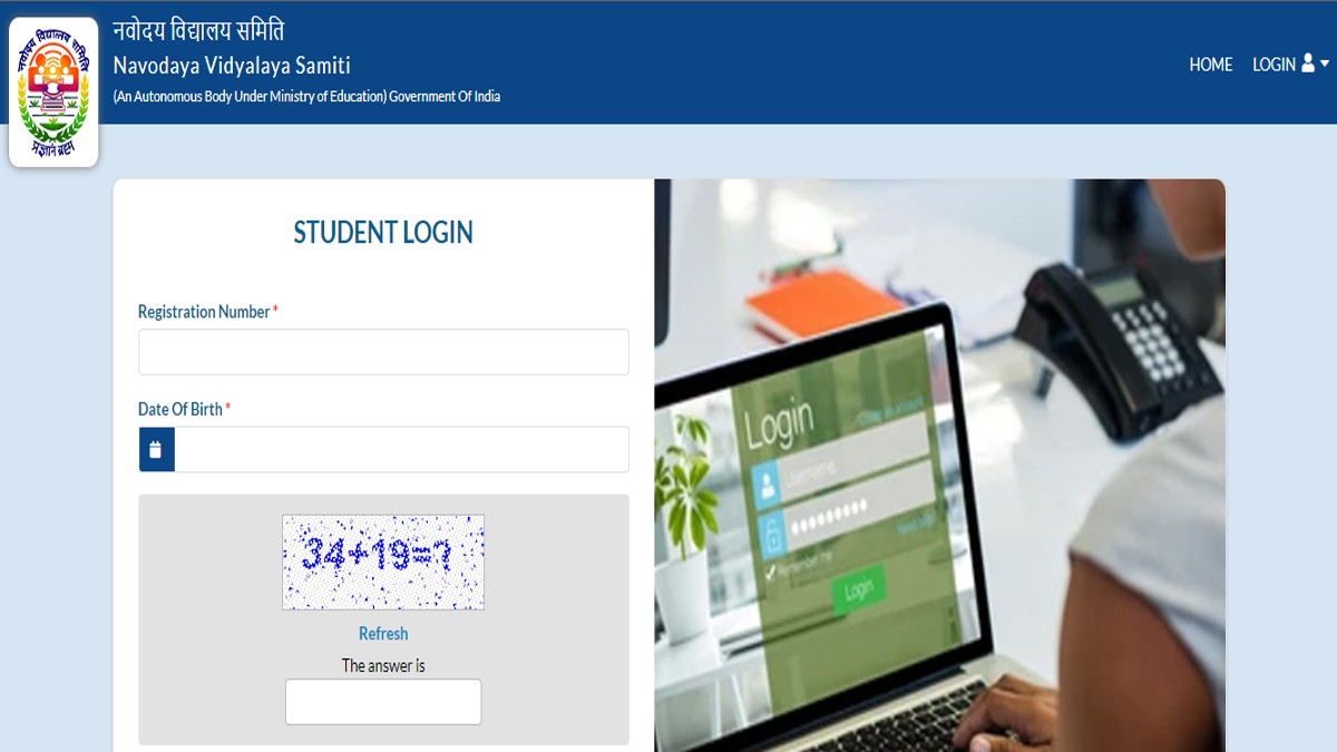 NVS Class 6 Application Correction Window 2023 