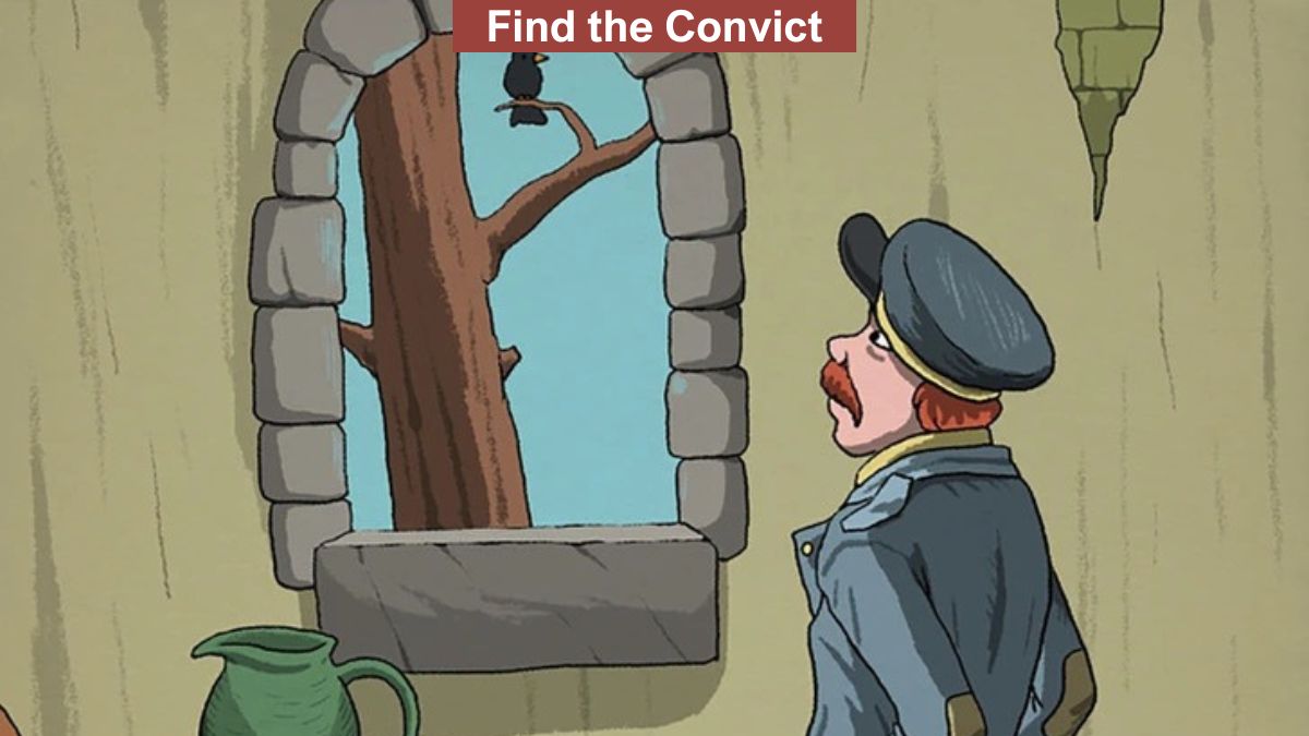 Optical Illusion to Test Your Vision: Find the hidden convict in 8 seconds