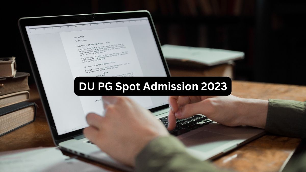 DU PG Spot Admission 2023
