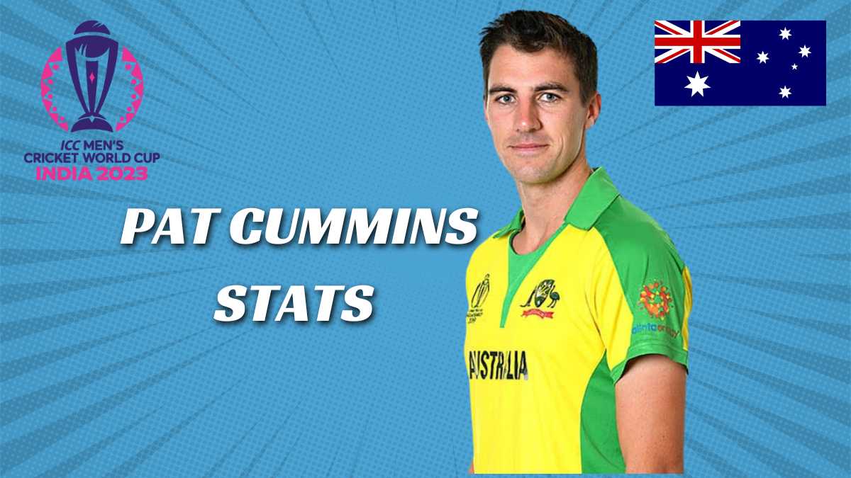 Get here the latest details about Pat Cummins' stats, total wickets and runs