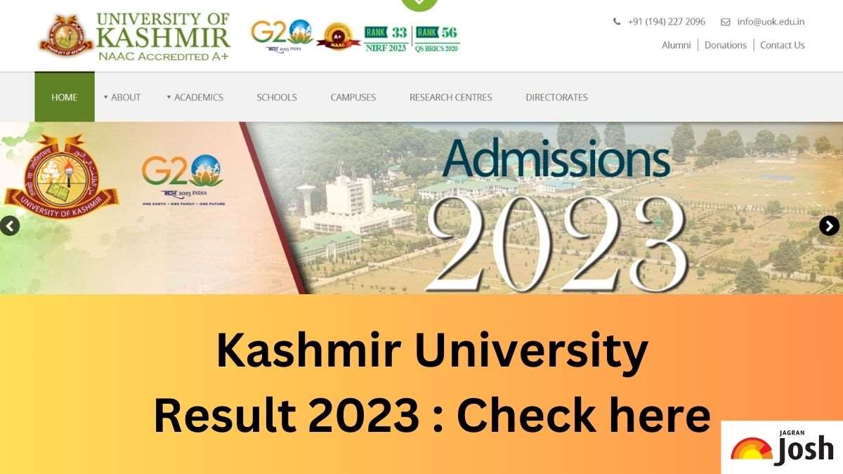 Kashmir University Result 2023 OUT on kashmiruniversity.net: Direct Link to Download KU Marks