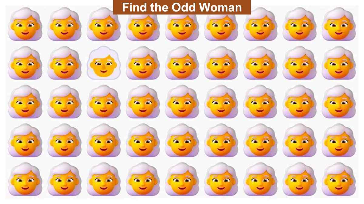 Brain Teaser Intelligence Test: Find the Odd Woman in 5 Seconds!