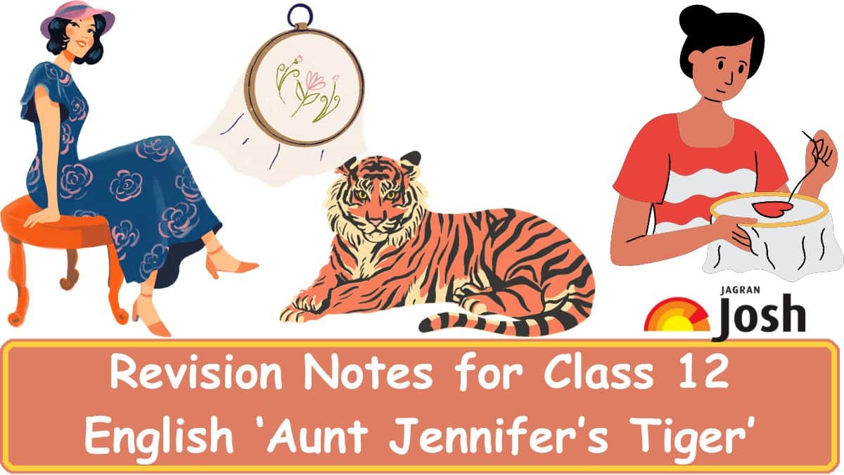 CBSE Class 12 English Flamingo (Poetry) Chapter 5 Aunt Jennifer’s ...