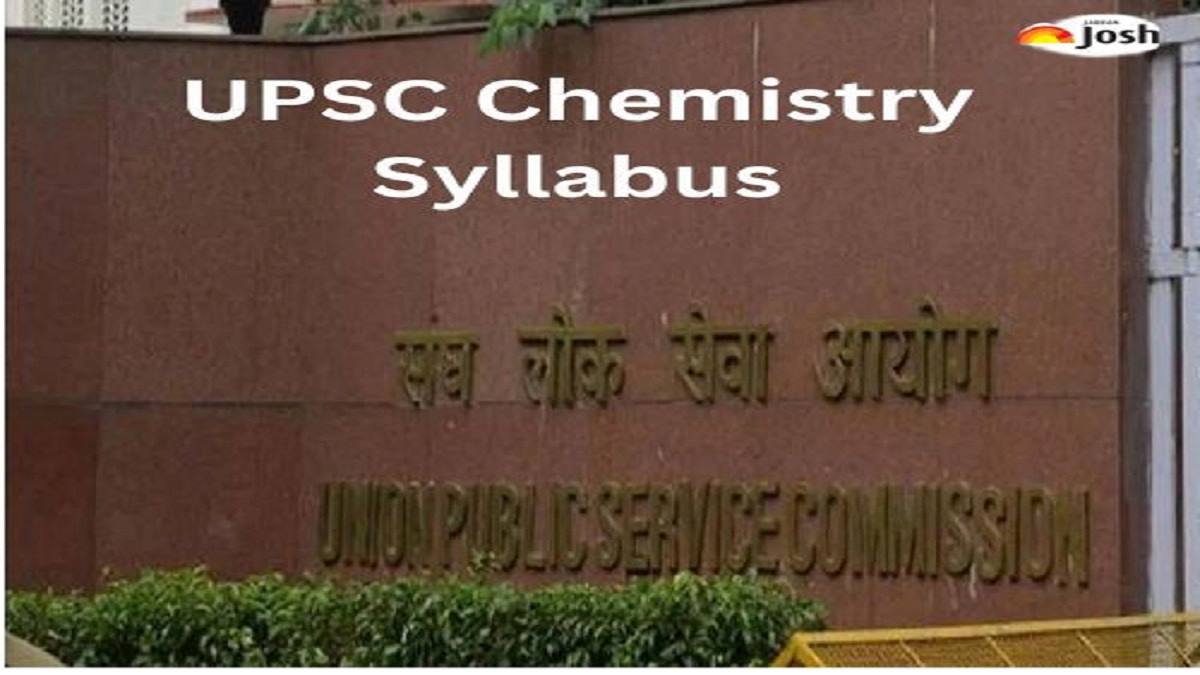UPSC Chemistry Syllabus PDF Download