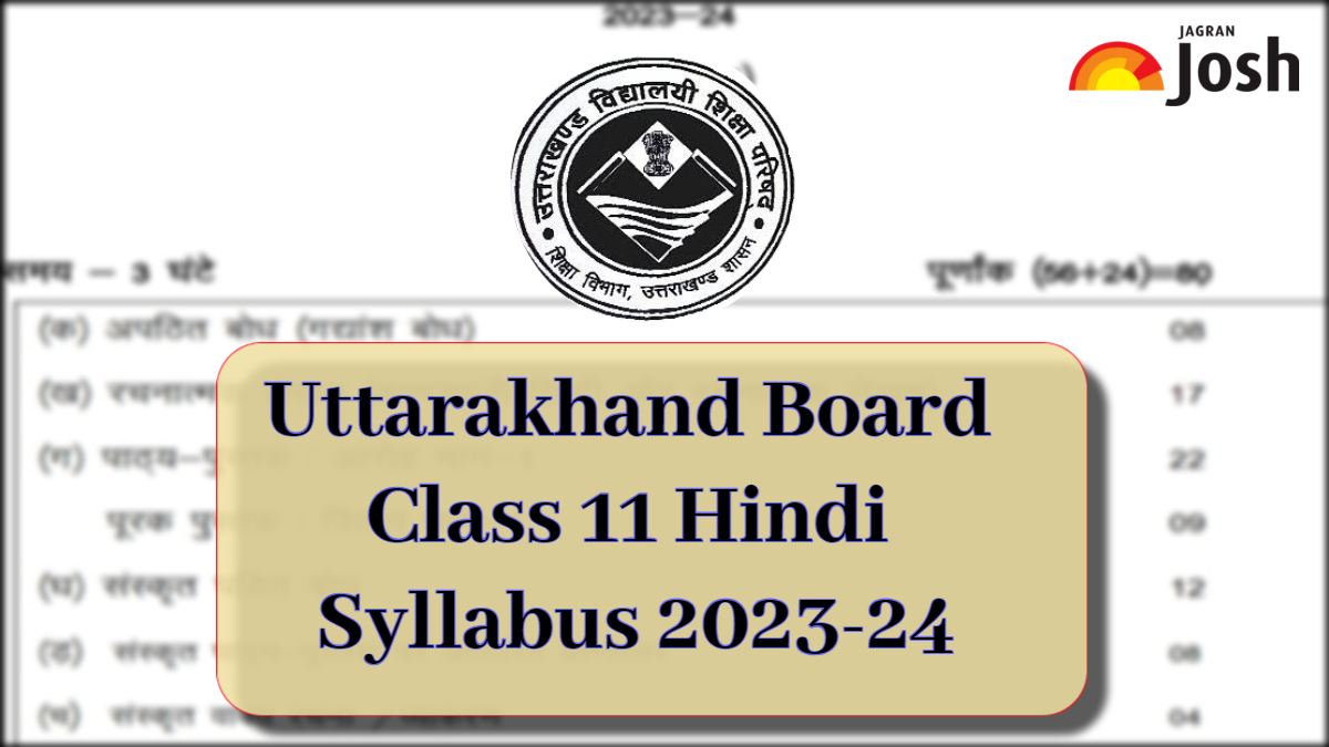 UK Board Class 11 Hindi Syllabus 2023-24: Download in PDF 