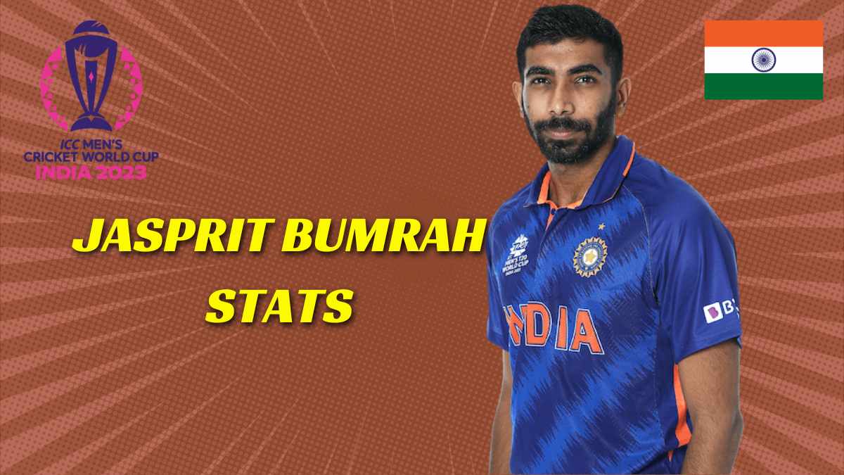 Get here the latest details about Jasprit Bumrah's stats, total wickets and runs