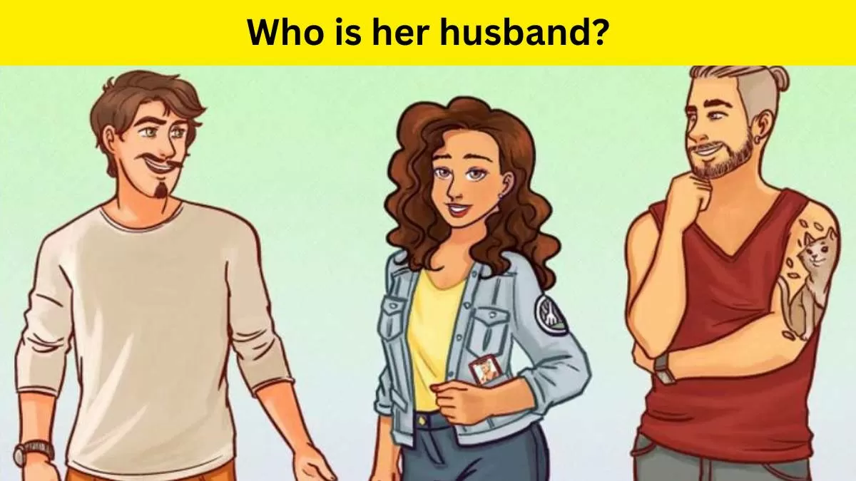Can you find her husband in this brain teaser?